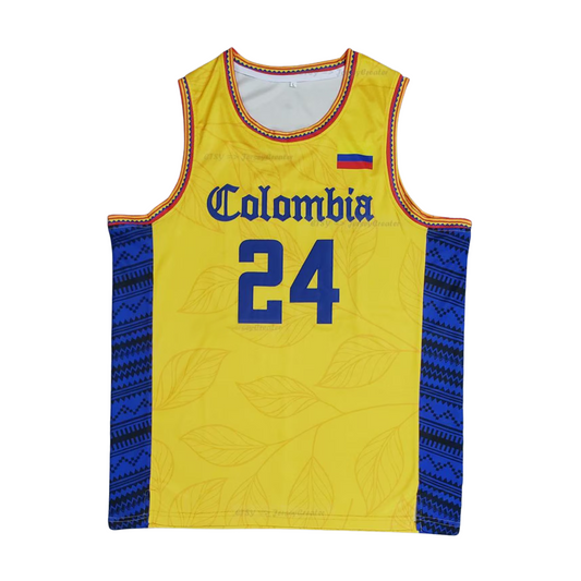Team Colombia Basketball Jersey – Custom Name & Number | Family, Fans & Party Wear