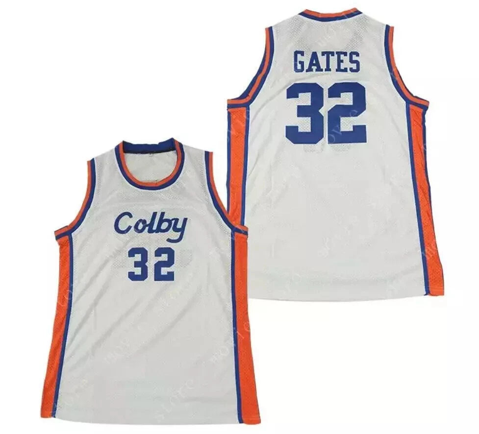 Throwback Gates #32 High School Basketball Jersey