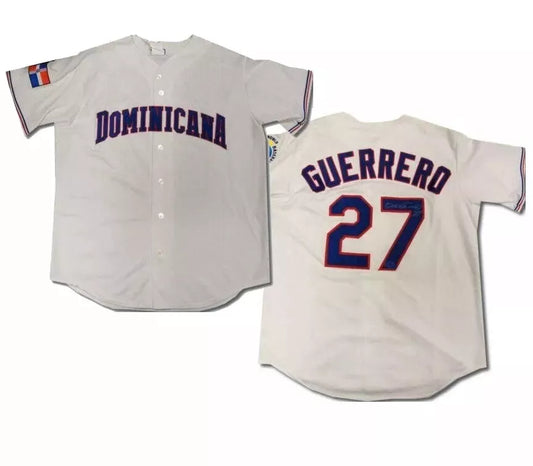 Unsigned 2004 Guerrero #27 Team DominicanA Baseball Jersey