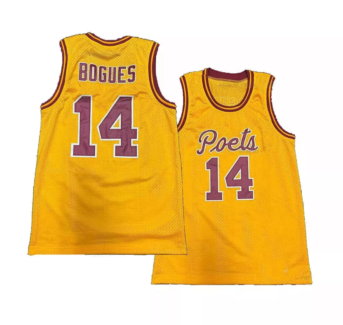 Throwback Bogues #14 High School Basketball Jersey