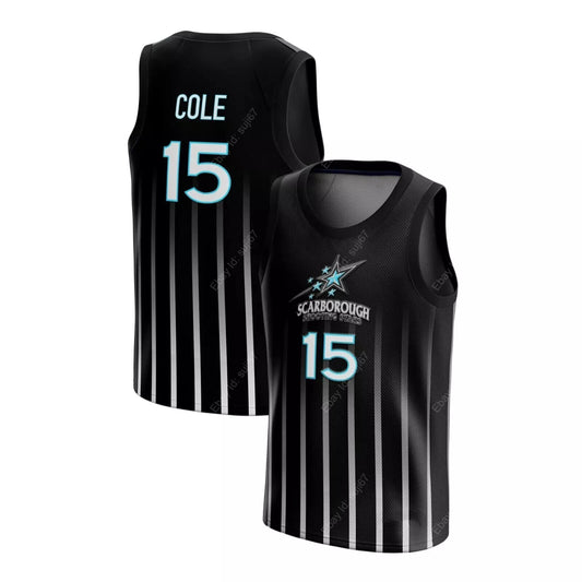 New J Cole #15 Canada Scarborough Basketball Jersey