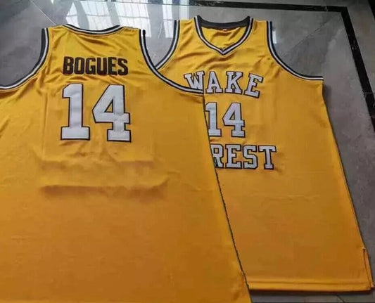 Throwback Bogues #14 Basketball Jersey