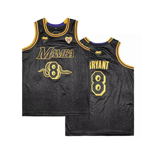 Throwback Men's #8 Mamba Bryant Basketball Jersey