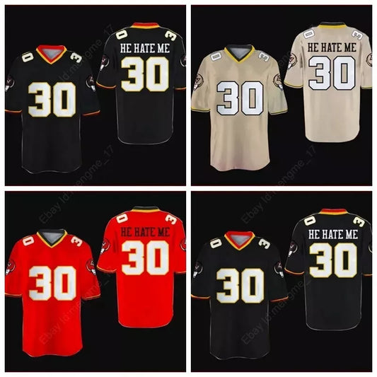 Throwback He Hate Me Rod Smart #30 Movie Men's Football Jersey
