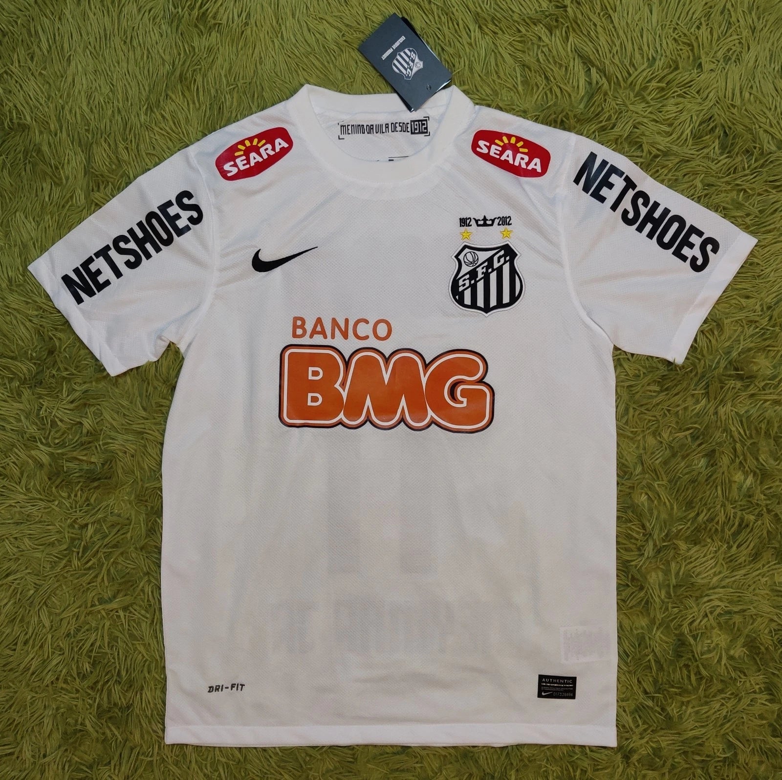 Santos 2012/13 Home Neymar Jr #11 Retro Soccer Football Jersey