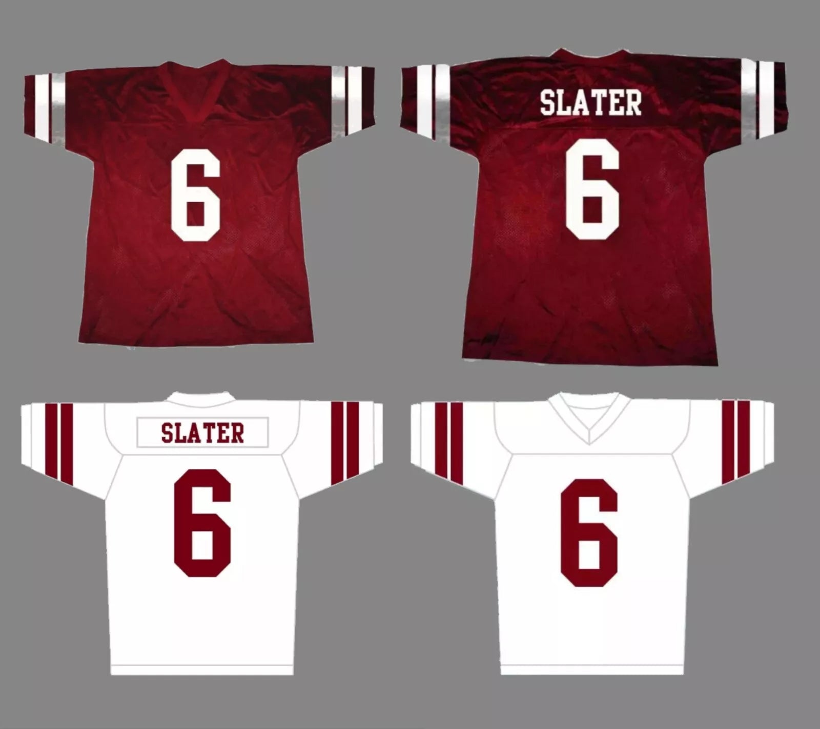 Saved By The Bell AC Slater #3 Bayside Football Jersey