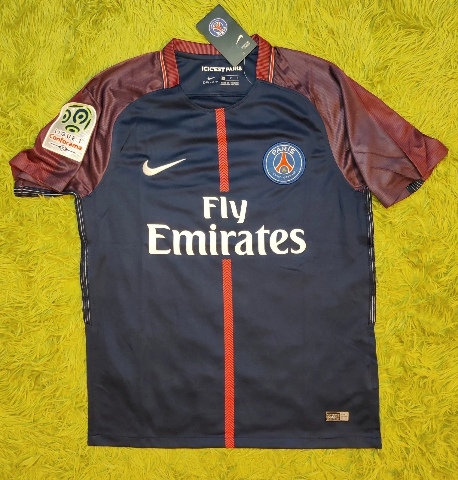 Paris Saint-Germain PSG 2017/2018 Home Soccer Football Futbol Jersey