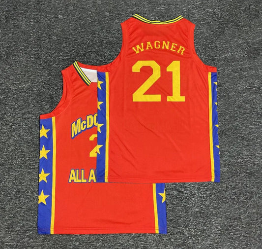 Retro Wagner Jr. #21 All American Basketball Jersey
