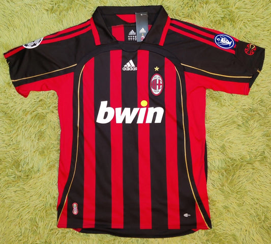 AC Milan 2006/07 Kaka 22 Home Retro Vintage Soccer Football Jersey