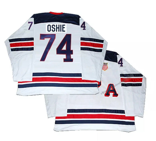 2016 US T.J. Oshie #74 Ice Hockey Jersey