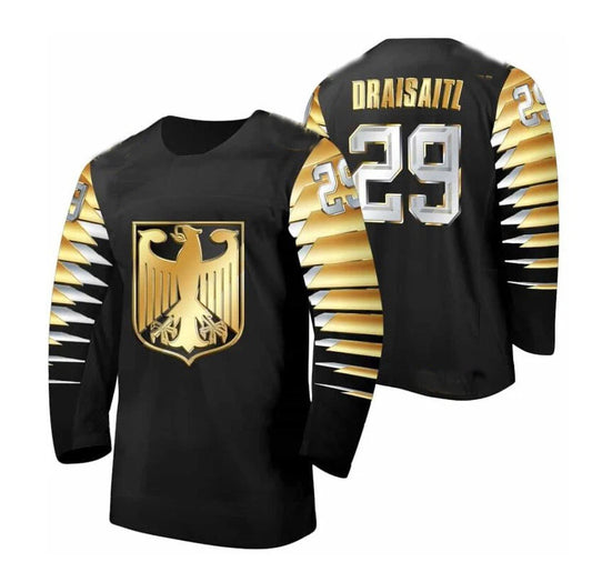 Custom Draisaitl #29 Team Germany Hockey Jersey