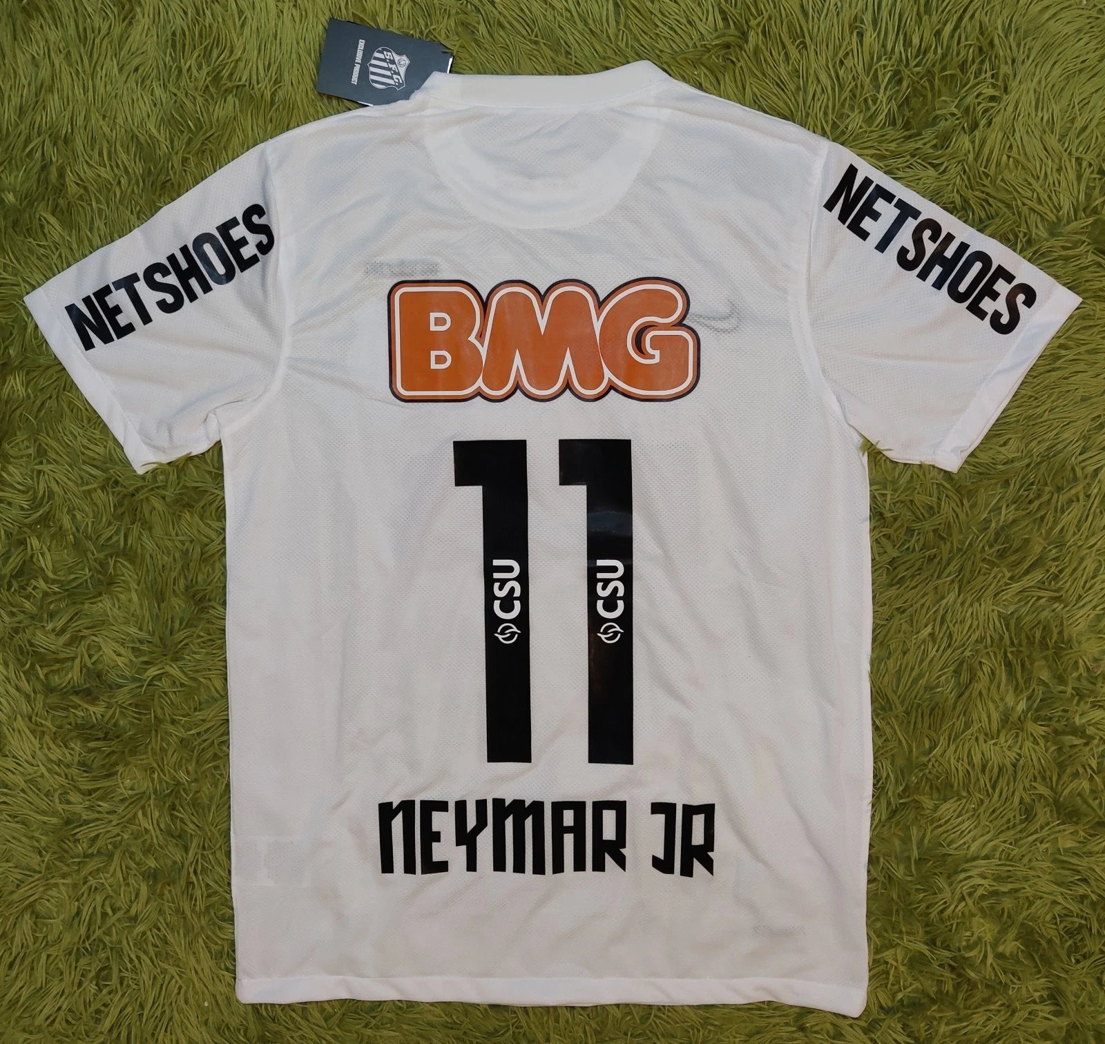 Santos 2012/13 Home Neymar Jr #11 Retro Soccer Football Jersey