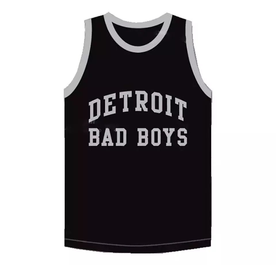 Throwback Dennis Rodman #10 Detroit Bad Boys Basketball Jersey