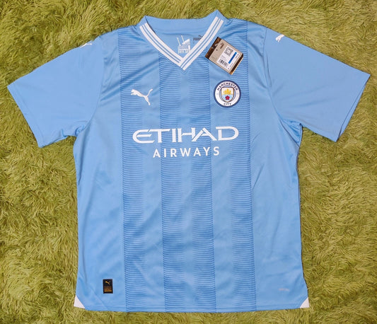 Manchester City 2023/24 Home Soccer Football Jersey Puma Authentic