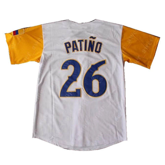 Throwback #26 Patiño Colombia Baseball jersey