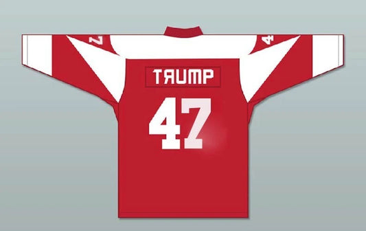 Retro #47 Trump Hockey Jersey USSA Shirt 2024 Support All Sewn