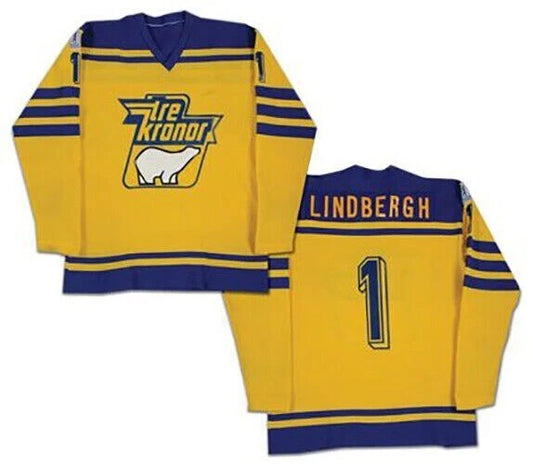1979 Lindbergh #1 Team Sweden Hockey jersey