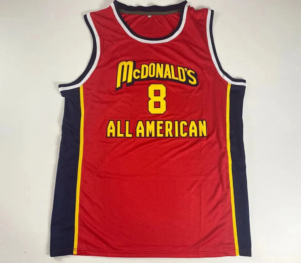 Throwback Bryant #8 McDonalds All American Basketball Jerseys