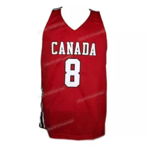 Retro Wiggins #8 Team Canada Basketball Jersey