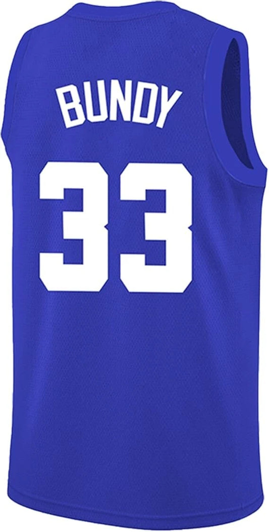 Youth/Men Al Bundy #33 Polk High Basketball Jersey