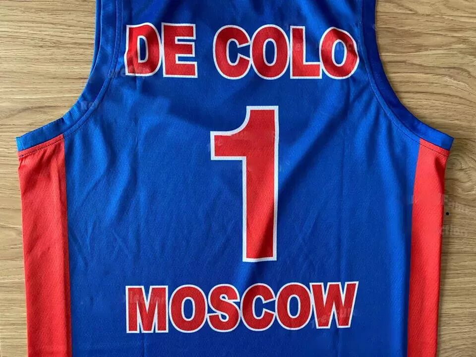Throwback De Colo #1 CSKA Basketball Jersey