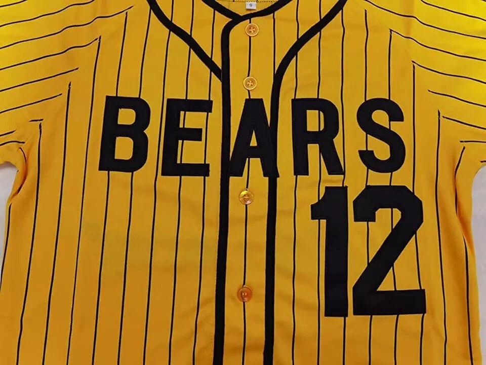 Bad News Bears #12 Tanner Boyle Baseball Jersey