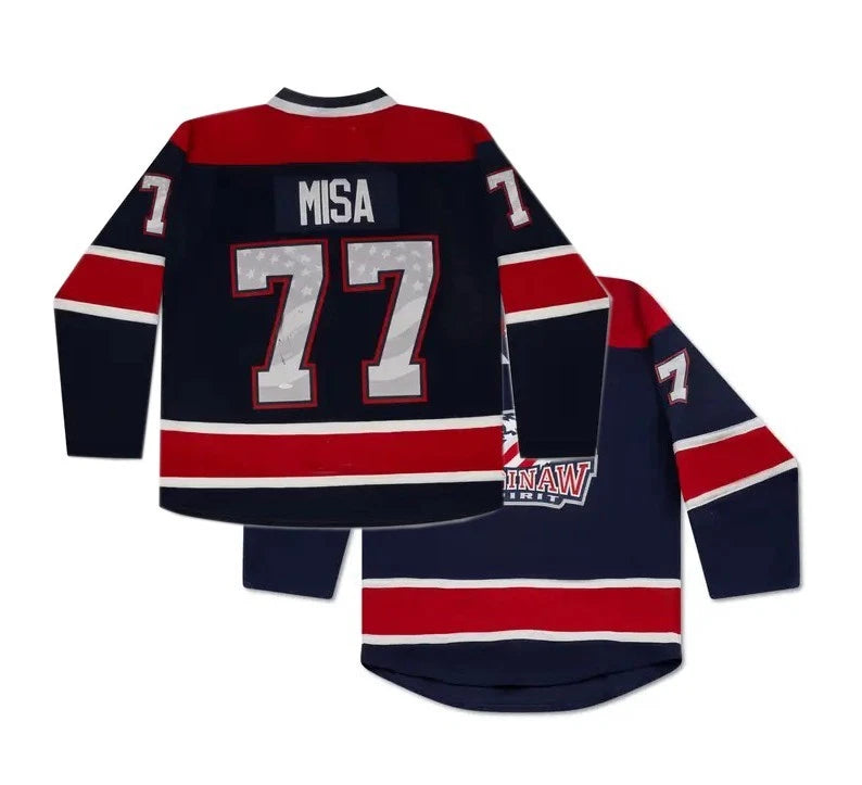 outh Men Misa #77 Ice Hockey Jersey