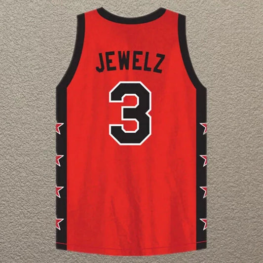 Jewelz #3 Platinum Jewelz Basketball Jersey