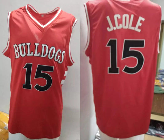 J Cole #15 High School Basketball Jersey