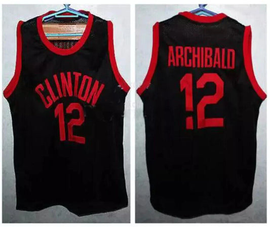 Throwback Nate "Tiny" Archibald #12 High School Basketball Jersey