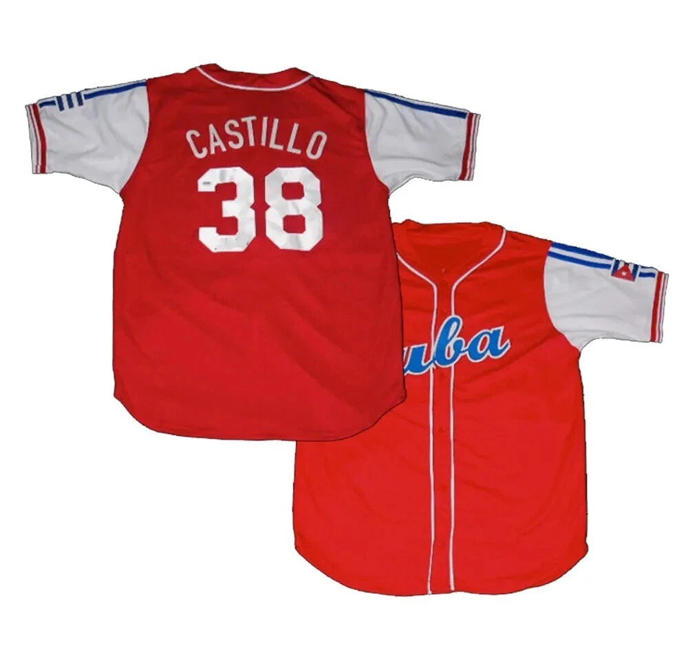 Throwback Castillo #38 Team Cuba Baseball jersey