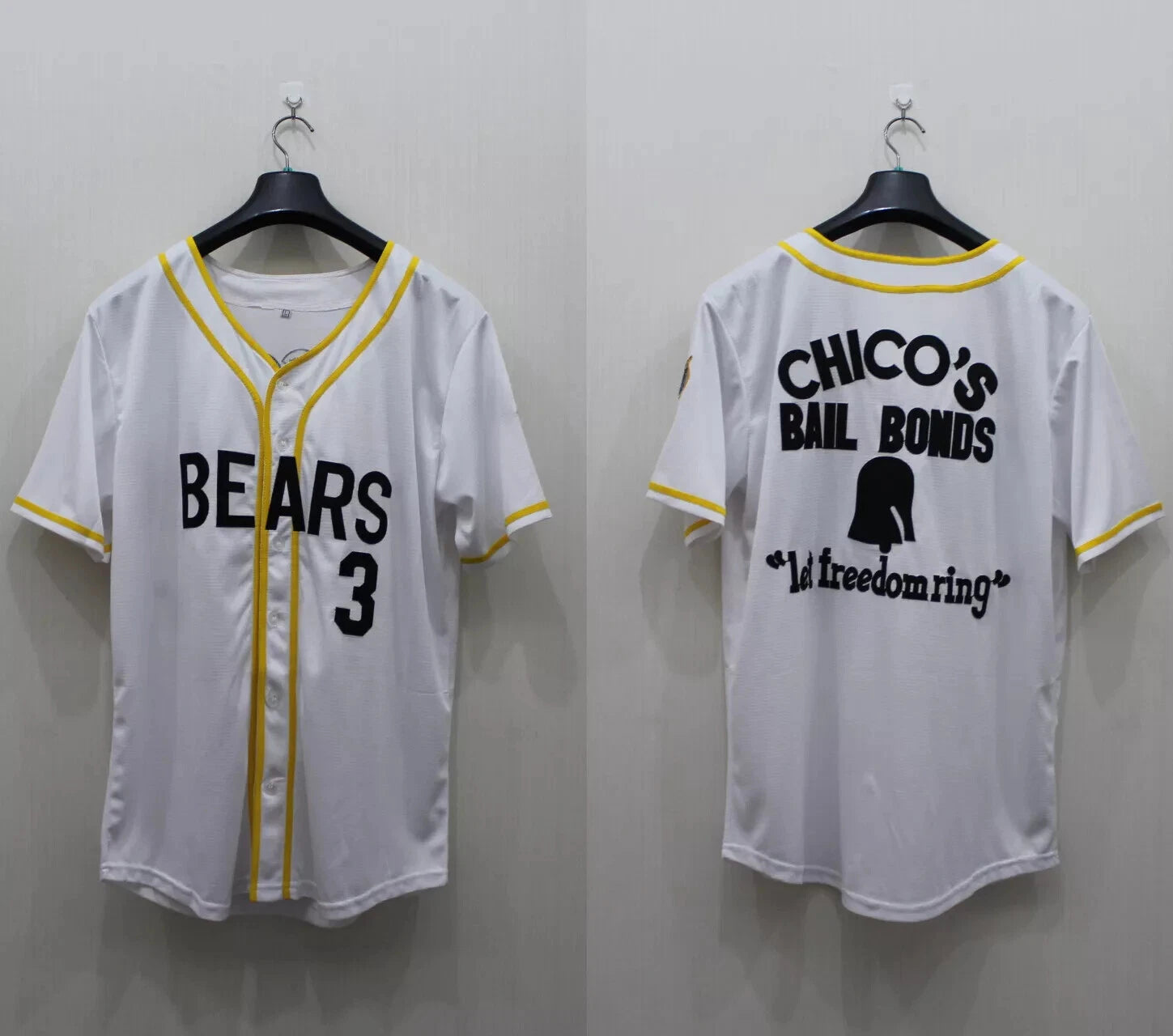 Bad News Bears Kelly Leak #3 Baseball Jersey
