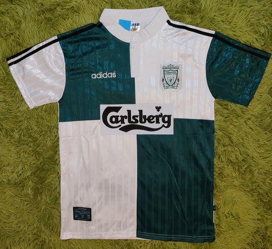 Liverpool 1994-1996 Away Retro Vintage Soccer Football Futbol Jersey