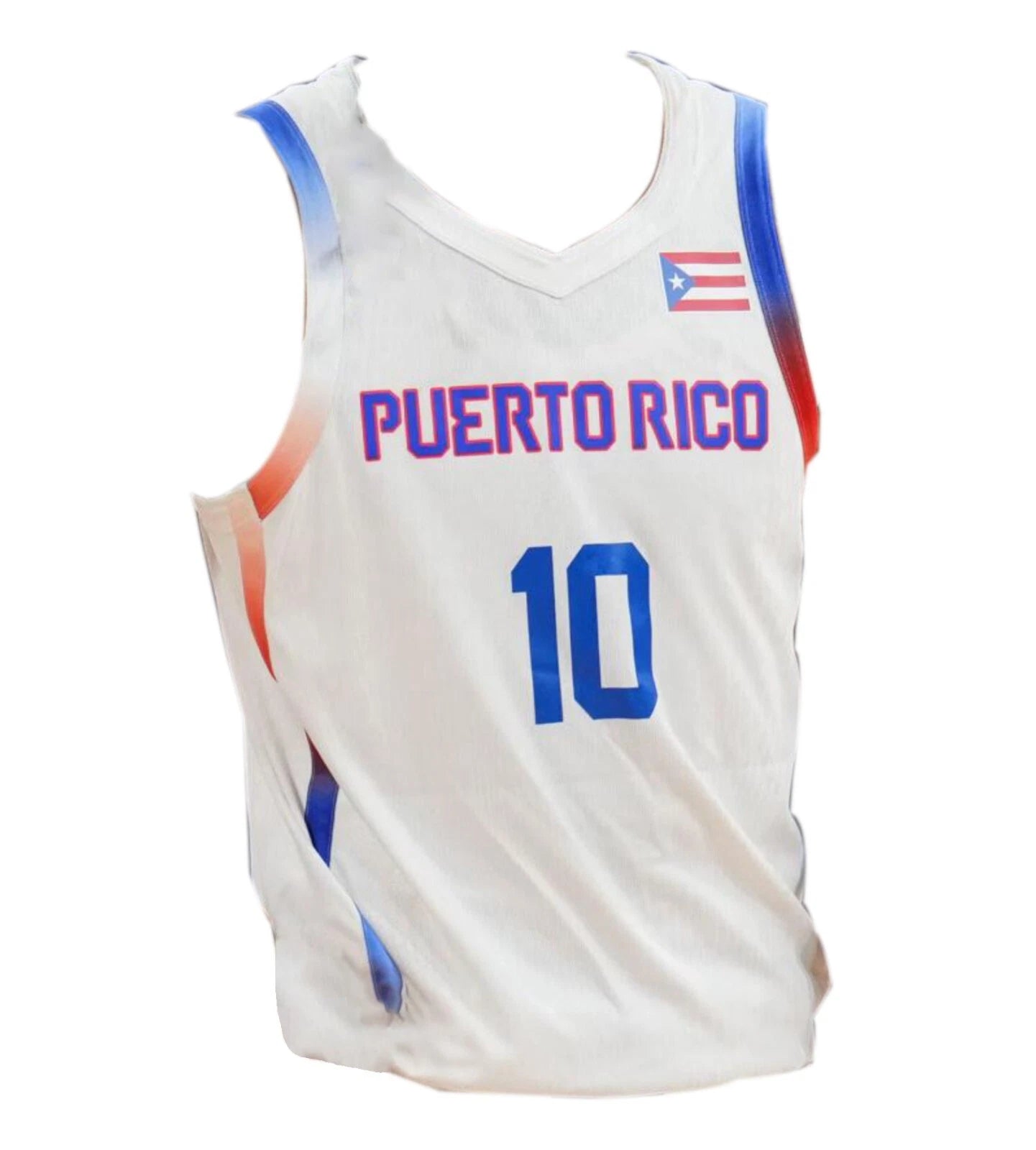 Youth/Men Alvarado 10 Waters Clavell Puerto Rico Basketball Jersey