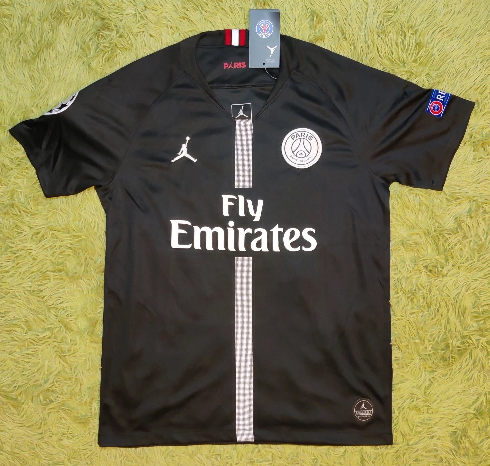 Paris Saint Germain PSG 2018/19 Champions League Home Black Jersey