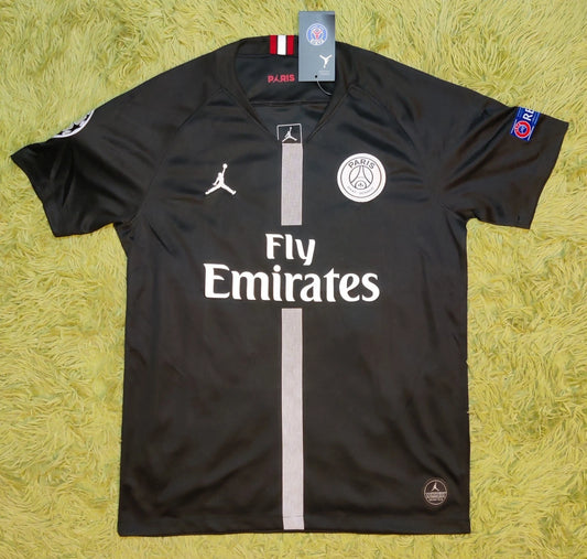 Paris Saint Germain PSG 2018/19 Champions League Home Black Jersey