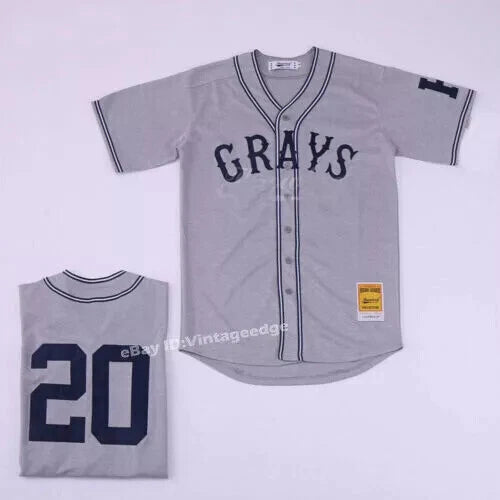 Throwback Grays #20 Gibson Baseball Jersey