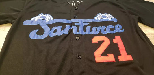 1951 Clemente #21 Santurce Baseball Jersey