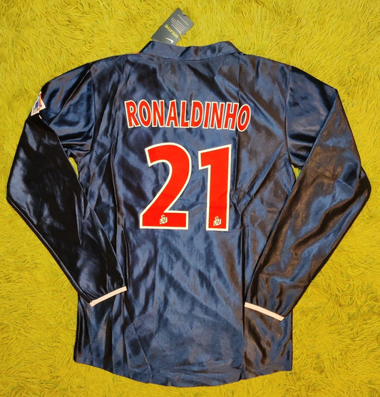 PSG FC 2001/02 Ronaldinho #21 Retro Vintage