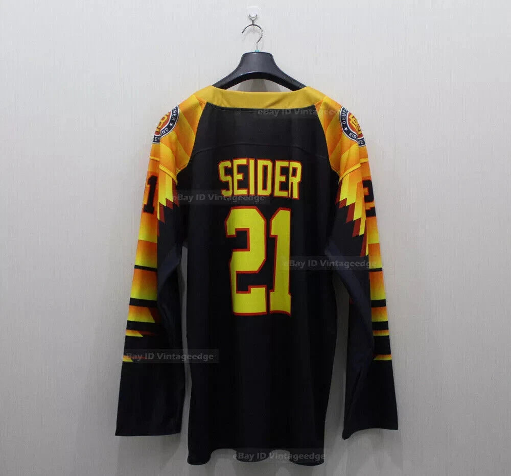 Retro Seider #21 Ice Hockey Jersey