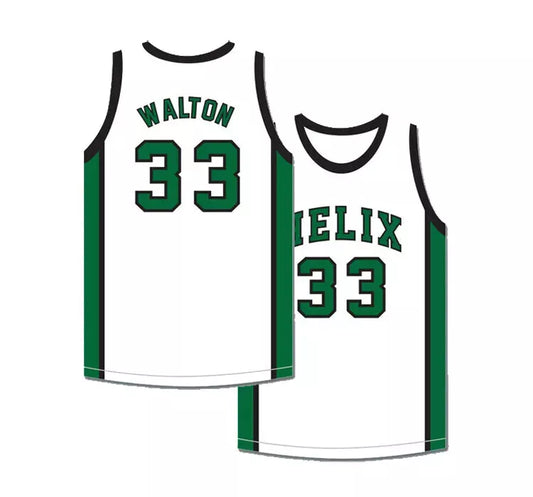 Throwback Walton #33 High School Basketball Jersey