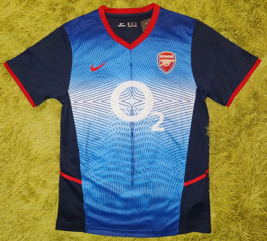 2002/2003 Arsenal FC Nike Thierry Henry Away Navy Blue Jersey