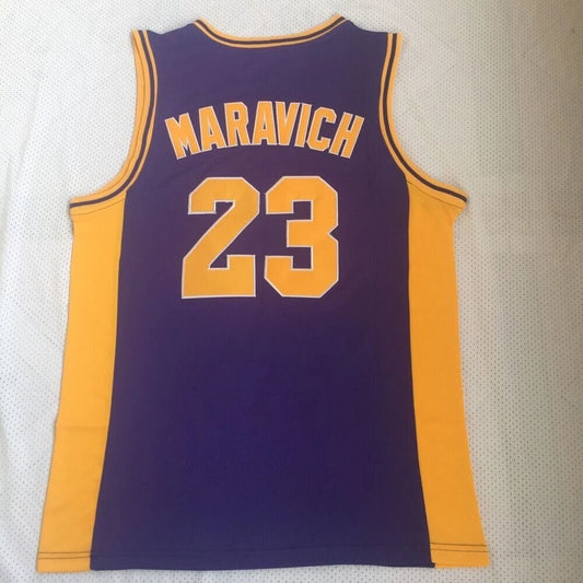 Throwback Maravich #23 Basketball jersey