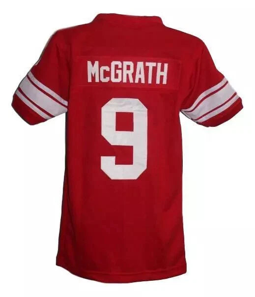 Movie McGrath #9 Football Jersey
