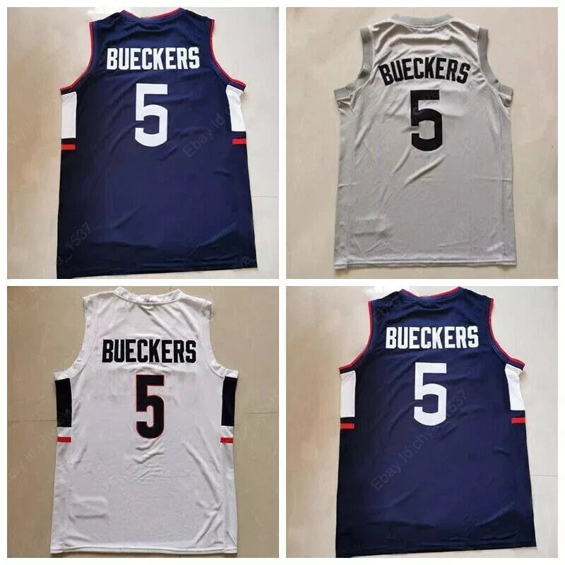 Throwback Youth/Mens/Women Bueckers #5 Basketball Jersey