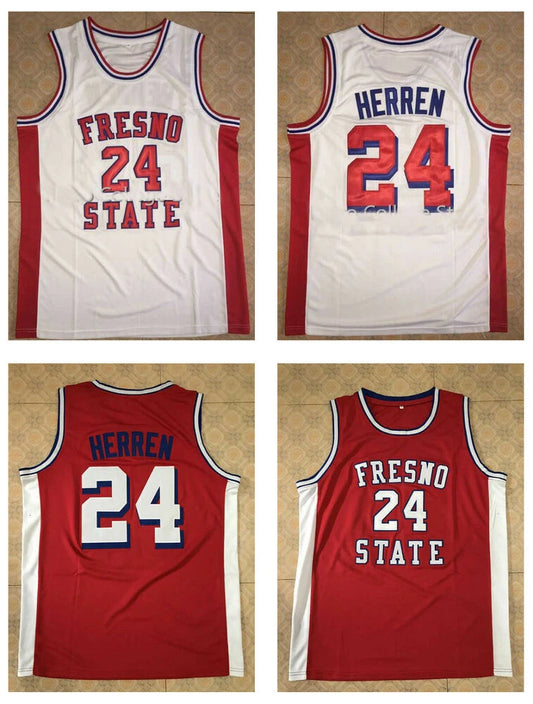 Throwback Herren #24 High School Basketball Jerseys