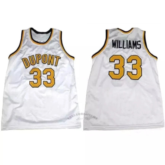 Throwback Williams #33 High School Basketball Jersey
