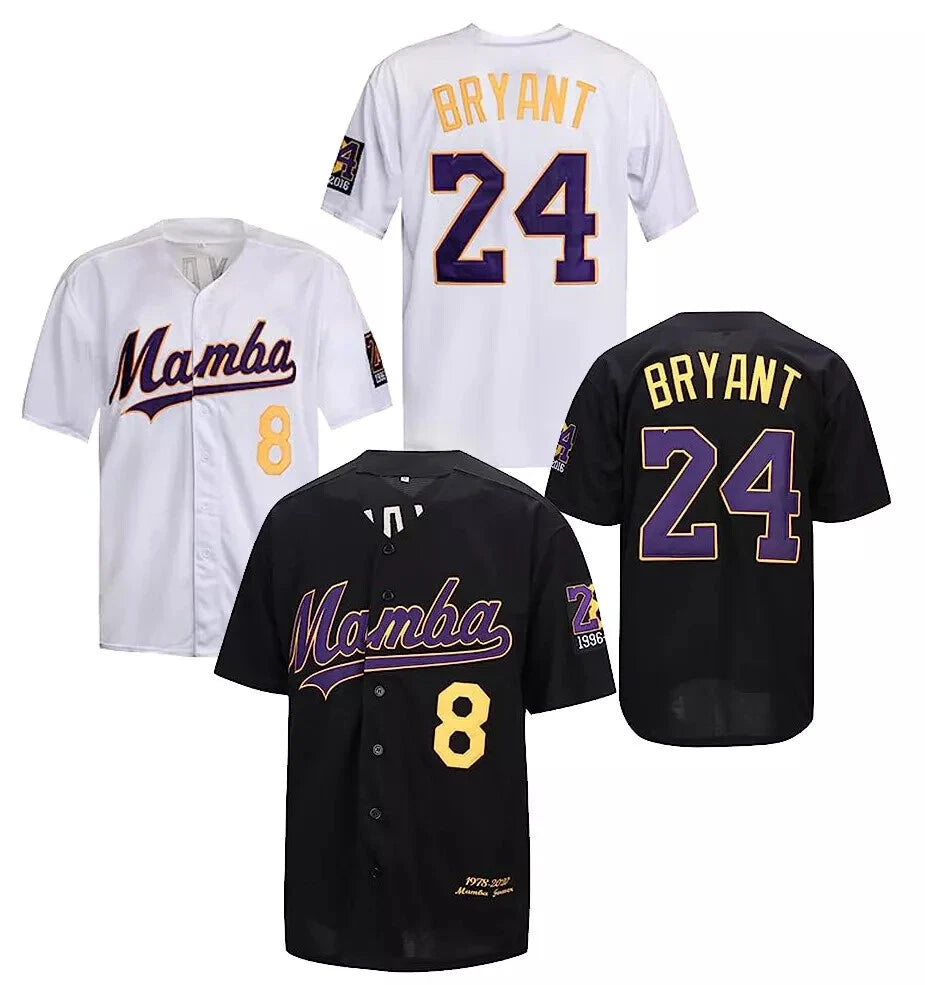 Design Mamba 8&24 Bryant Forever Baseball Jersey