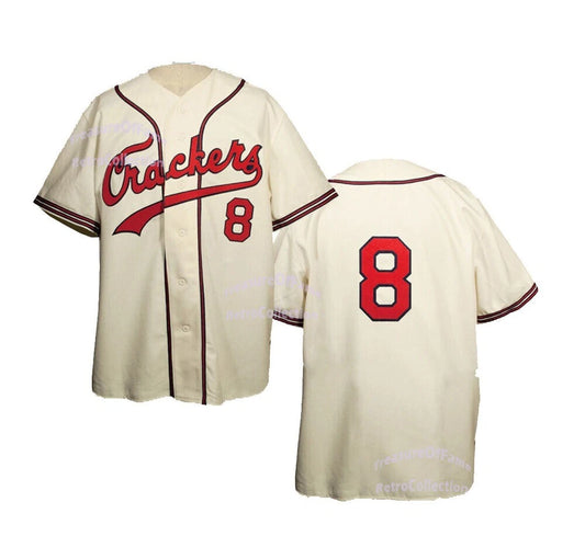 Throwback 90's Atlanta #8 Baseball Jersey