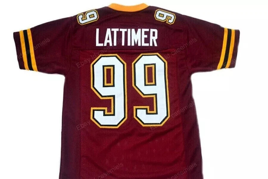 Movie The Program Lattimer #99 Football Jersey
